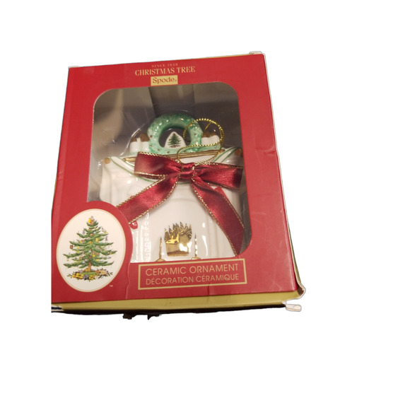 Spode "Our First Home 2021"  Ceramic Christmas Ornament Nib - Picture 2 of 3